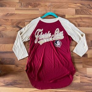 FSU Seminoles 3/4 Sleeve T-shirt